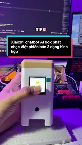 🔥Xiaozhi Chatbot AI box phát nhạc Việt - Cập nhật tin tức - Học ngoại ngữ - Giải bài tập phiên bản hình hộp thích hợp Decor và để trên Ô tô. #ai #xiaozhi #technology #LearnOnTikTok #engineering 
