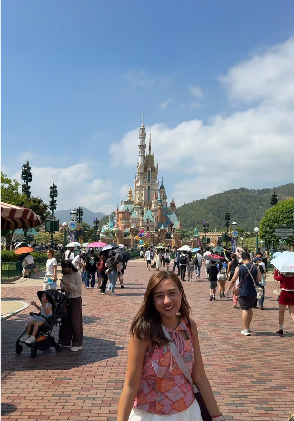 Kid at heart, Disney soul 🪄💫💟 #disney #disneyland #fyp #skirt #hongkongdisneyland 