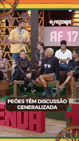 Durante a defesa de Nizam no voto de Creo, o clima pesou no deque de votação e virou TRETA GENERALIZADA!!! 💥 #FormaçãoDaRoça Acesse RecordPlus.com para assistir à transmissão 24 horas de #AFazenda com seis sinais exclusivos 🔥