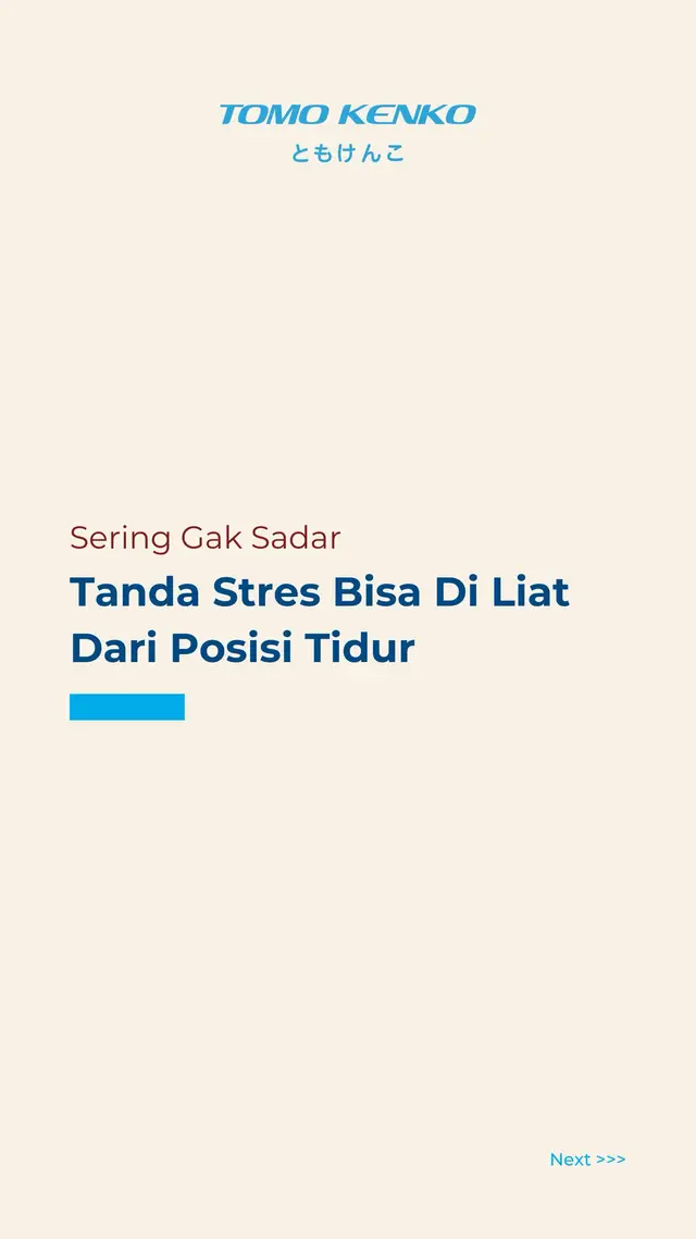 Kamu tau gak kalo tanda kamu lagi alamin stres bisa loh keliatan dari posisi tidur 👀 Mungkin kamu sering gak sadar karena kan gak bisa liat sendiri yah, tapi perubahan posisi tidur bisa jadi salah satu faktor kalo kamu lagi alamin stres / cemas 😢 Stres bisa disebabkan berbagai faktor, bisa karena tekanan pekerjaan, masalah keluarga, masalah keuangan, perubahan hidup yang besar, konflik dengan diri sendiri, kondisi lingkungan, dan masih banyak lagi 🥺 Menurut survei Tidur Global, Februari 2025 dari RedMed, stres adalah penggangu kualitas tidur nomor 1. Posisi tidur tabg kamu ambil secara gak sadar bisa mencerminkan gimana sistem saraf kamu mengatasi stres 🫣 Nah, makanya ada 4 tanda posisi tidur yang nandain kalo kamu lagi ada di fase stres. Kamu sering ambil posisi tidur yang mana?? 🤔 Tapi, kalo mau kurangin gejala stres dan gangguan tidur, kamu bisa minum magnesium 1x sehari setelah makan malam. Magnesium punya efek menenangkan sistem saraf, bantu relaksasi otot dan dukung produksi hormon tidur 🥰 #tomokenko #vitamintomokenko #magnesiumtomokenko #posisitidur #stres in 