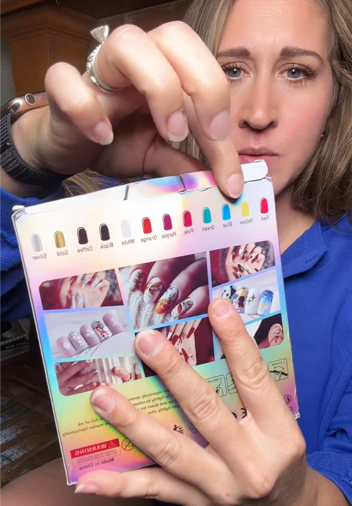 Nail art markers! Definitely a unique gift for all ages!  #nailart #giftideasforgirls #nail #tiktokshopcybermonday #tiktokshopblackfriday 