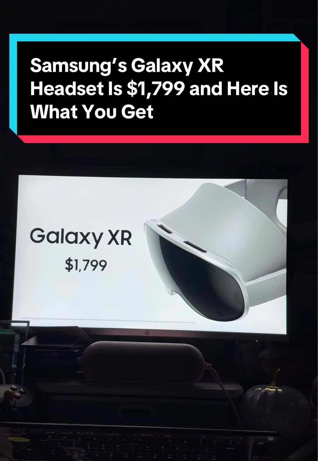 For a little over HALF the price of Apple’s Vision Pro this is what Samsung and Google are giving with the Galaxy XR headset #samsung #galaxyxr #mixedreality #Tech #vrheadset 