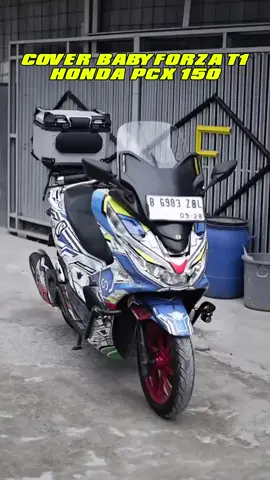 Cover babyforza T1 Honda PCX 150 #afmotokeren #afmotoshop #afmoto #coverbabyforzaT1 #modifikasipcx150 