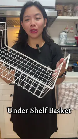 Additional storage hack under shelf organizer under shelf storage under shelf storage basket under shelf table under shelf basket under shelf hanging rack under shelf hanger under shelf rack under shelf table storage shelf for under desk Hanging basket Under shelf wire Under shelf basket Wire basket #storagehacks #storagesolutions #organizer #organizerideas #KitchenHacks 