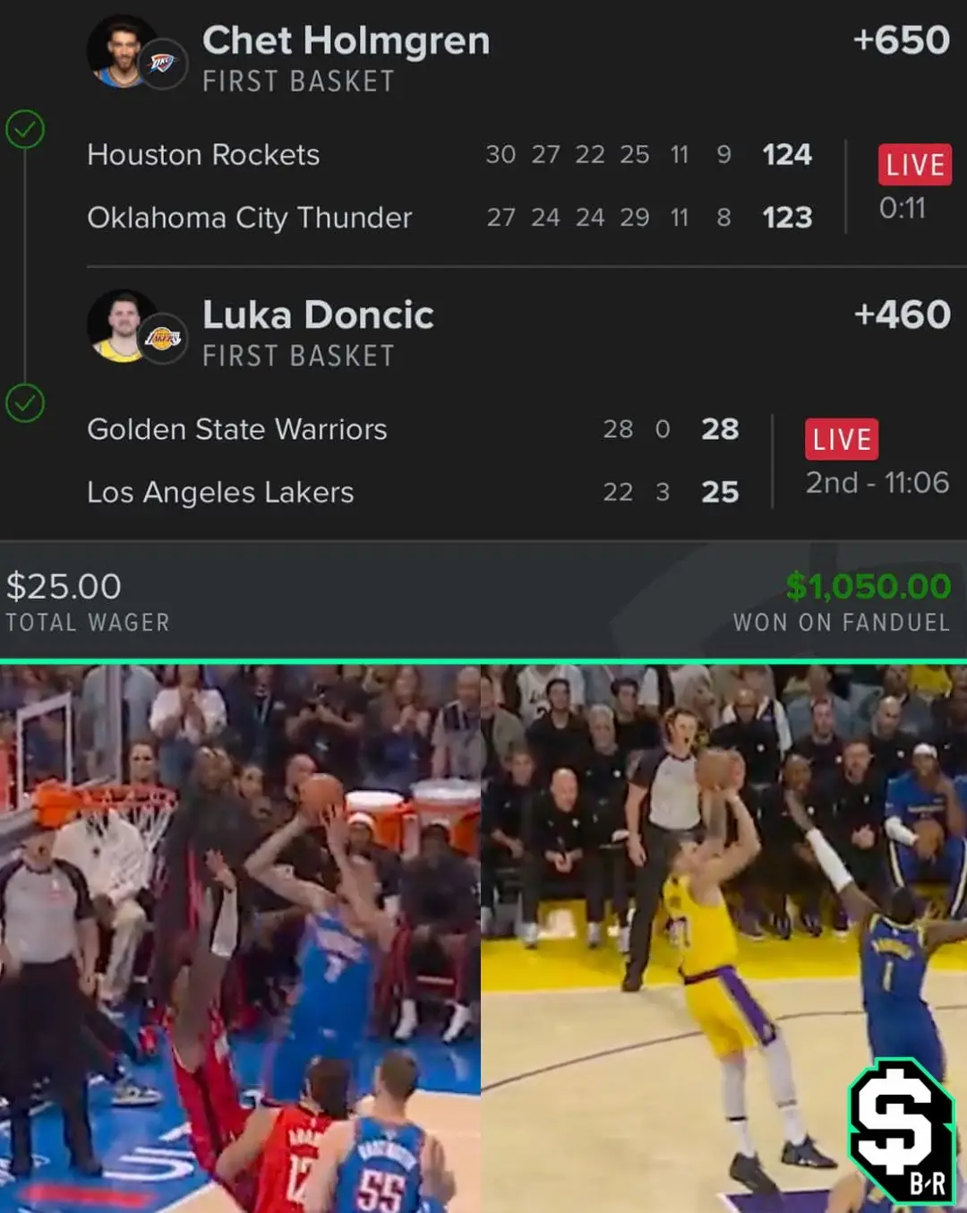 lucasfav19/IG @FanDuel Sportsbook  #NBA #lakers #thunder #lukadoncic #firstbasket