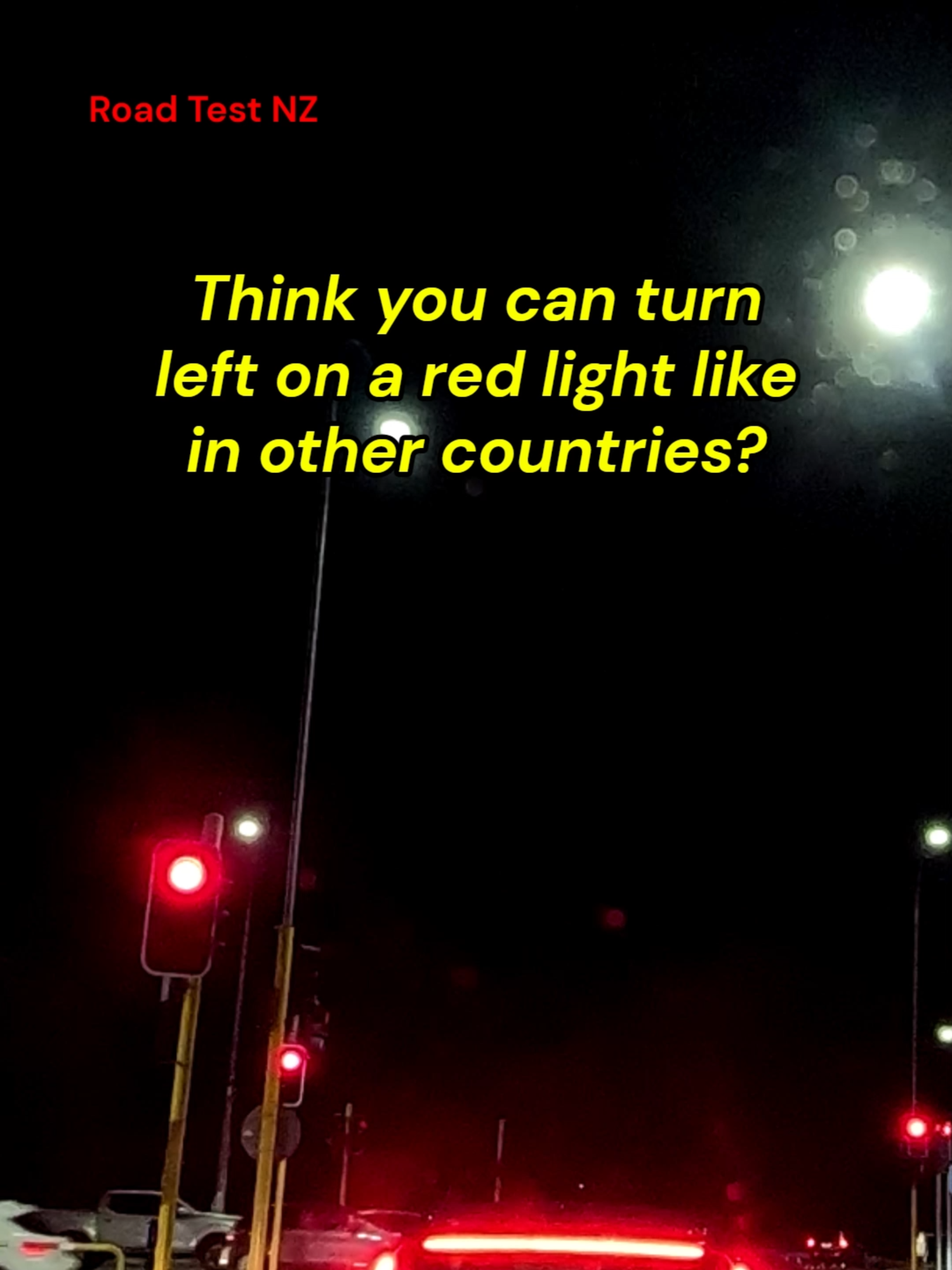 Turning Left on Red#roadtestnz #drivingtips #drivesafe #drive #nzdrive