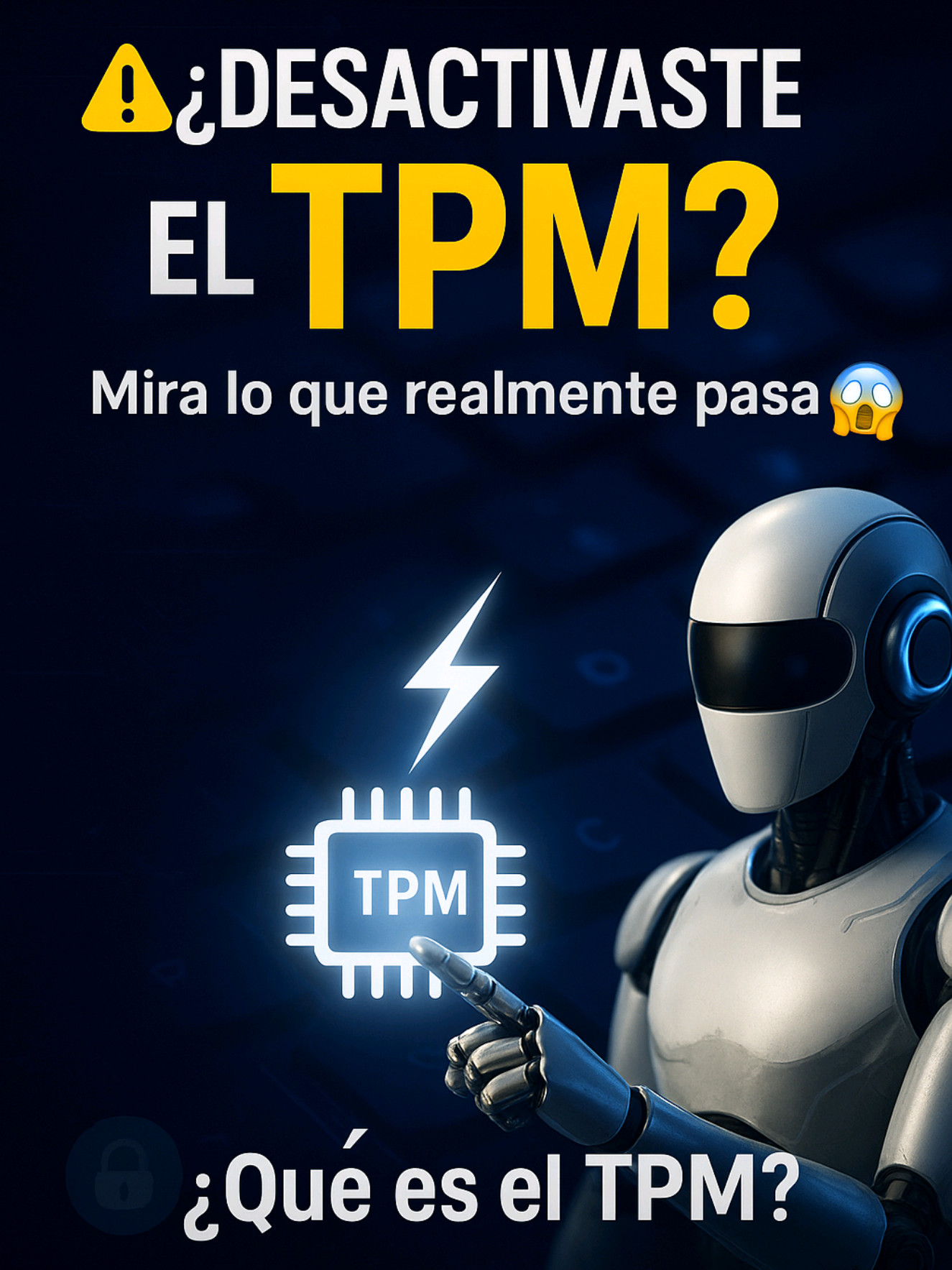 sabes que pasa cuándo desactivamos el TPM en Windows11? quédate y disfruta el vídeo donde lo explico... #elendilsoluciones #windows11 #windows #tpm #microsoft 