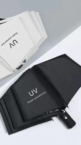 Umbrella Automatic Sunny Umbrella Anti-ultraviolet Folding Umbrella Men Women UV Design#goodthing #fyp #foryou #tiktopshop 