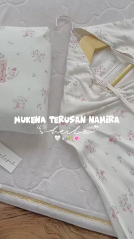 Mukenah Terusan Motif Namira Putih Series “SHEIILA”🤍🕌✨🕊️ Adem, nyaman dipake & jUumBoO🫶🏻🥰 #mukenaputih #fouryoupage #menujuramadhan #mukenaterusan #fyppppppppppppppppppppppp 