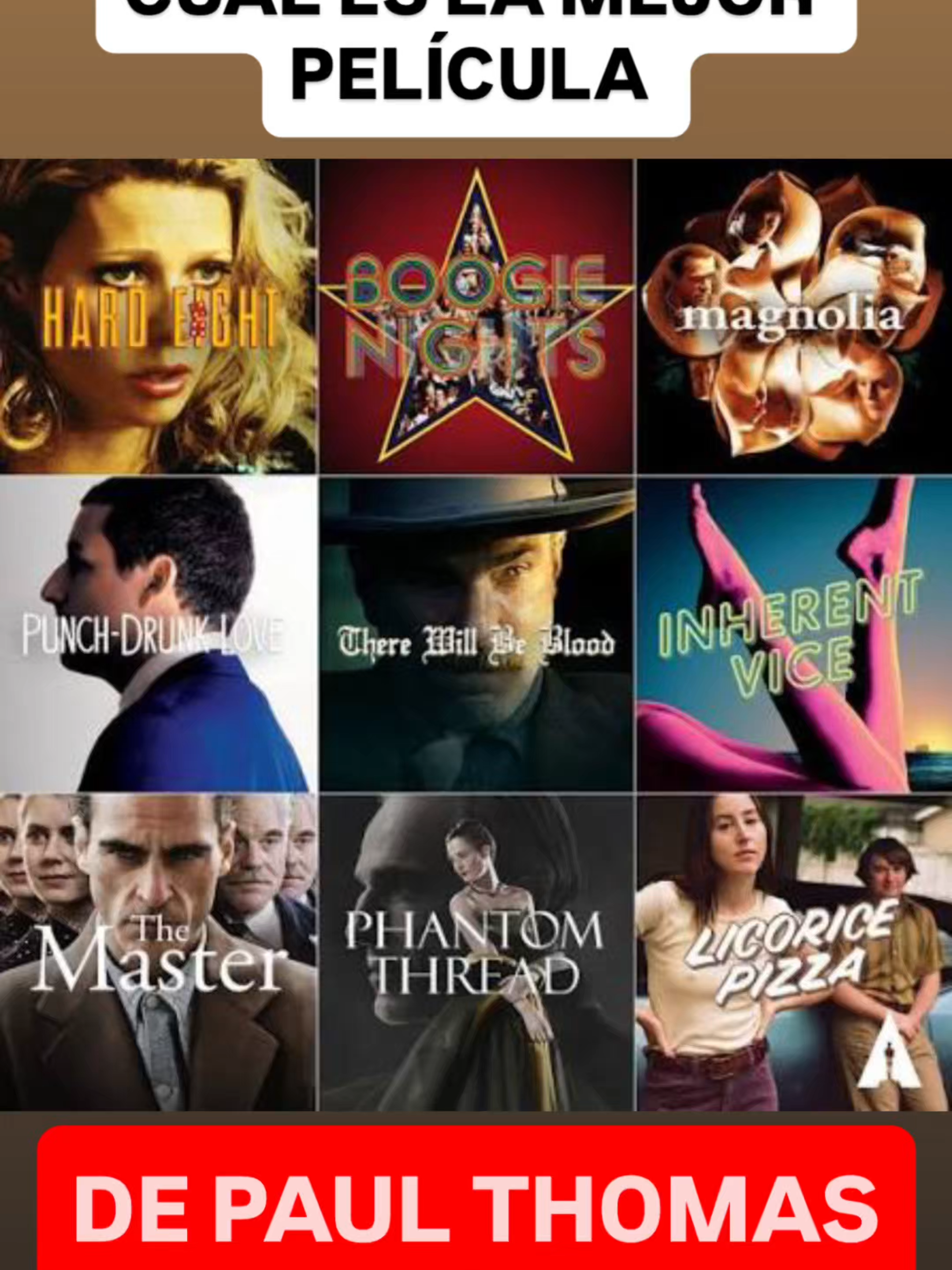 CUAL ES LA MEJOR PELICULA DE PAUL THOMAS ANDERSON? #recomendaciones #peliculas #estrenos #leonardodicaprio #onebattleafteranother #paulthomasanderson #oscar #arte