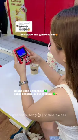 Replying to @shiel’s shopᥫ᭡ napaka nosalgic 😭🥹 Retro mini game console gameboy ✨🕹️ #gameboy #retrogameboy #batang90s #nostalgiafeels #paydaysale 