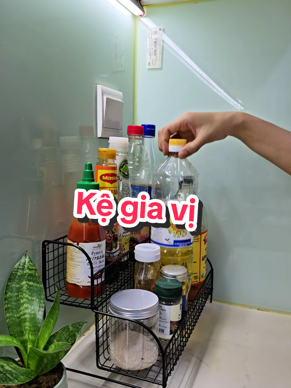 Trả lời @vothikimhoang210 kệ gia vị nhà bếp #kegiavi #kegiavinhabep #chinhchanchat 