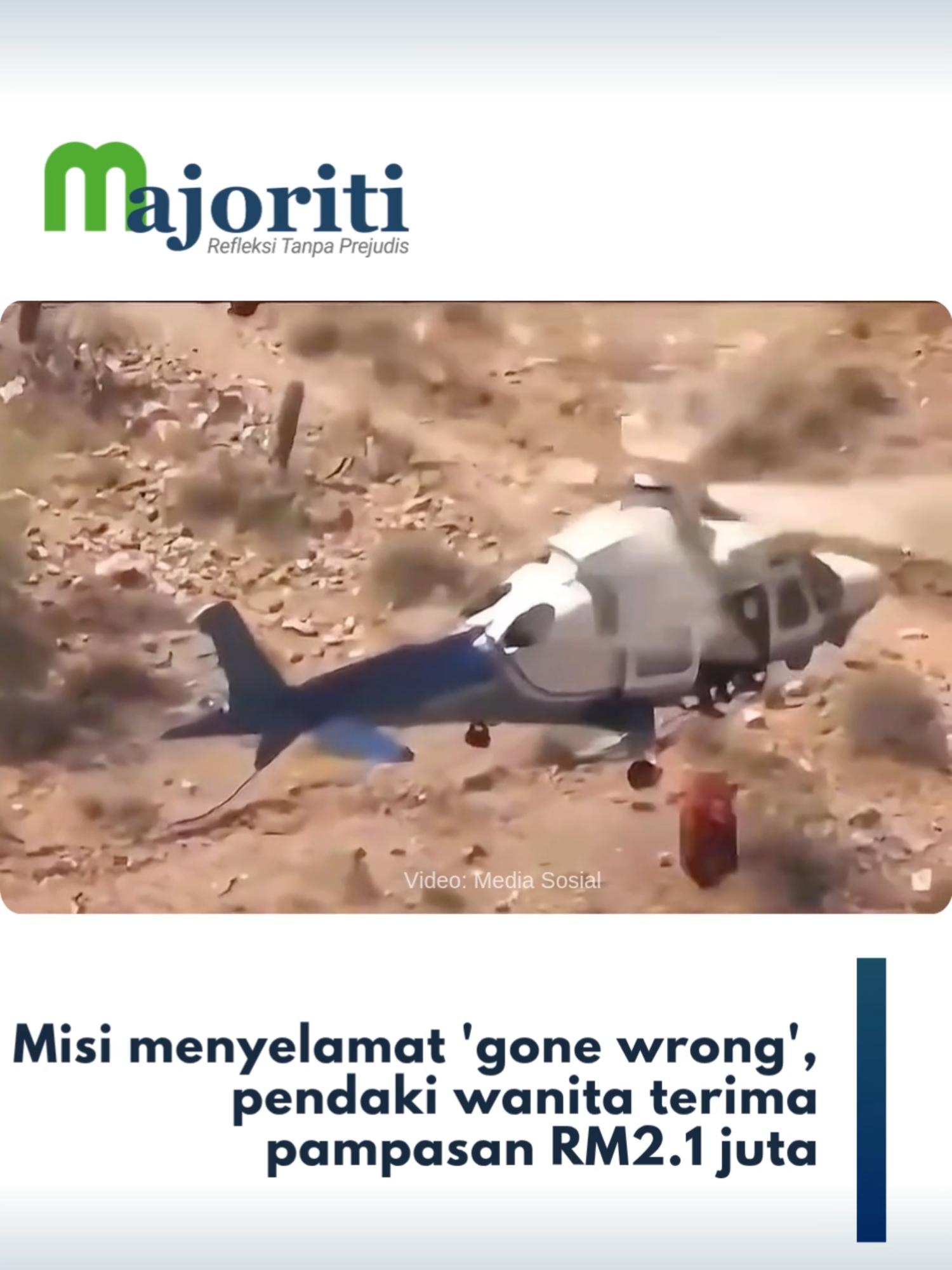 Kalau berpusing pusing macam tu, siapa je tak pening kepala. Dahla time tu sakit 😭 #majoriti #beritaditiktok #trendingnewsmalaysia #phoenix #helikopter