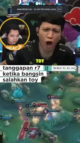 reaksi r7 ketik bangsin ngamuk ke toy #mobilelegends #rrqr7 #rrqxin #fyp 