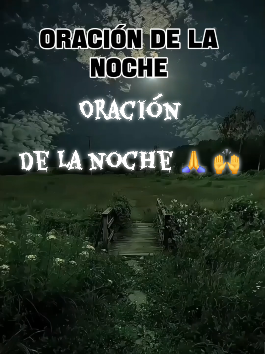 Oración de la noche 🙏 🙌  #oracióndelanoche #felizdescanso #buenasnoches #oracion 