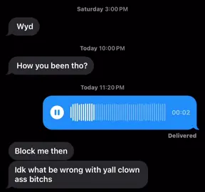 mind you this my 3rd time telling shawty to leave me alone 😭😭😭😭😂 