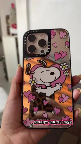 Aesthetic Snoopy mirror case that’s both cute and durable 💕 Perfect for your daily mirror check + phone protection! #SnoopyCase #SnoopyLover #MirrorCase