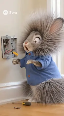 If Peter rabbit was an electrician maybe we would all be shocked too #shocked #bunny #cute