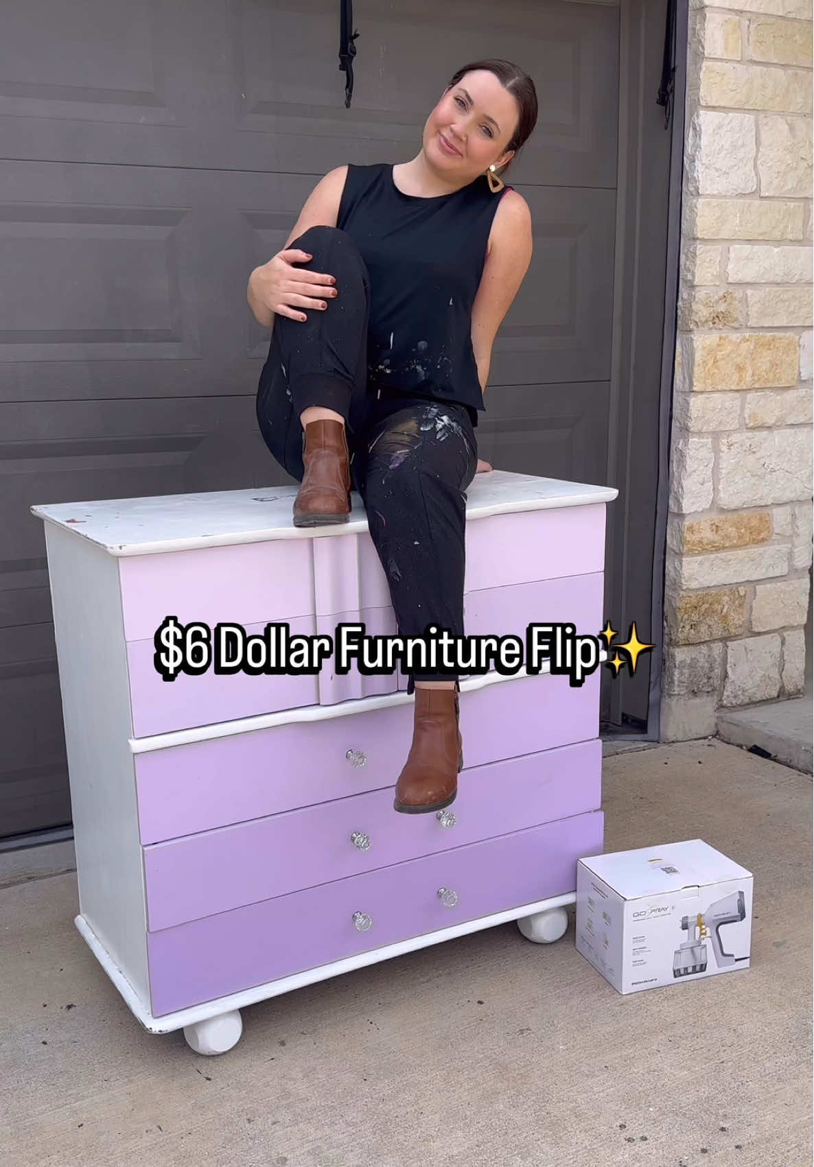 $6 Furniture Flip! Before & After #thriftflip #trashfinds #furnitureflip 