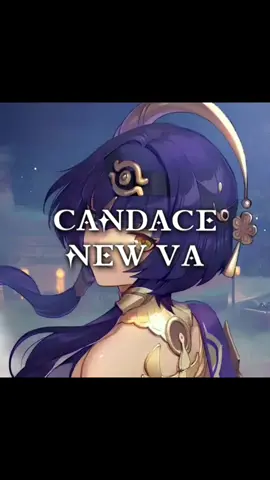 Candace VA is replaced !! This is the new Candace VA her voice actor is unknown but I like her voice a lot !! #va #genshin #leak #candace #nodkrai 