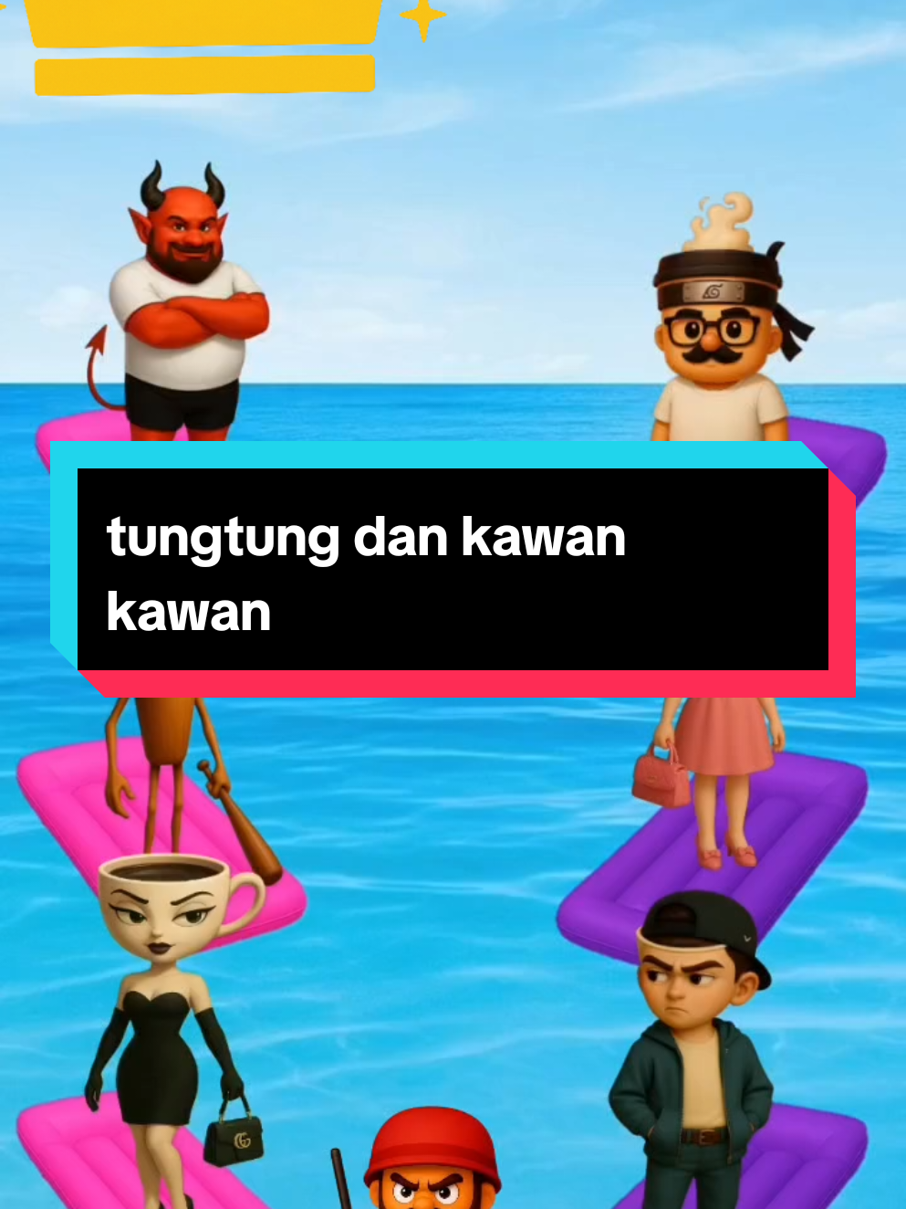 tungtungsahur dan kawan kawan #tungtungsahur #anomali #funy 