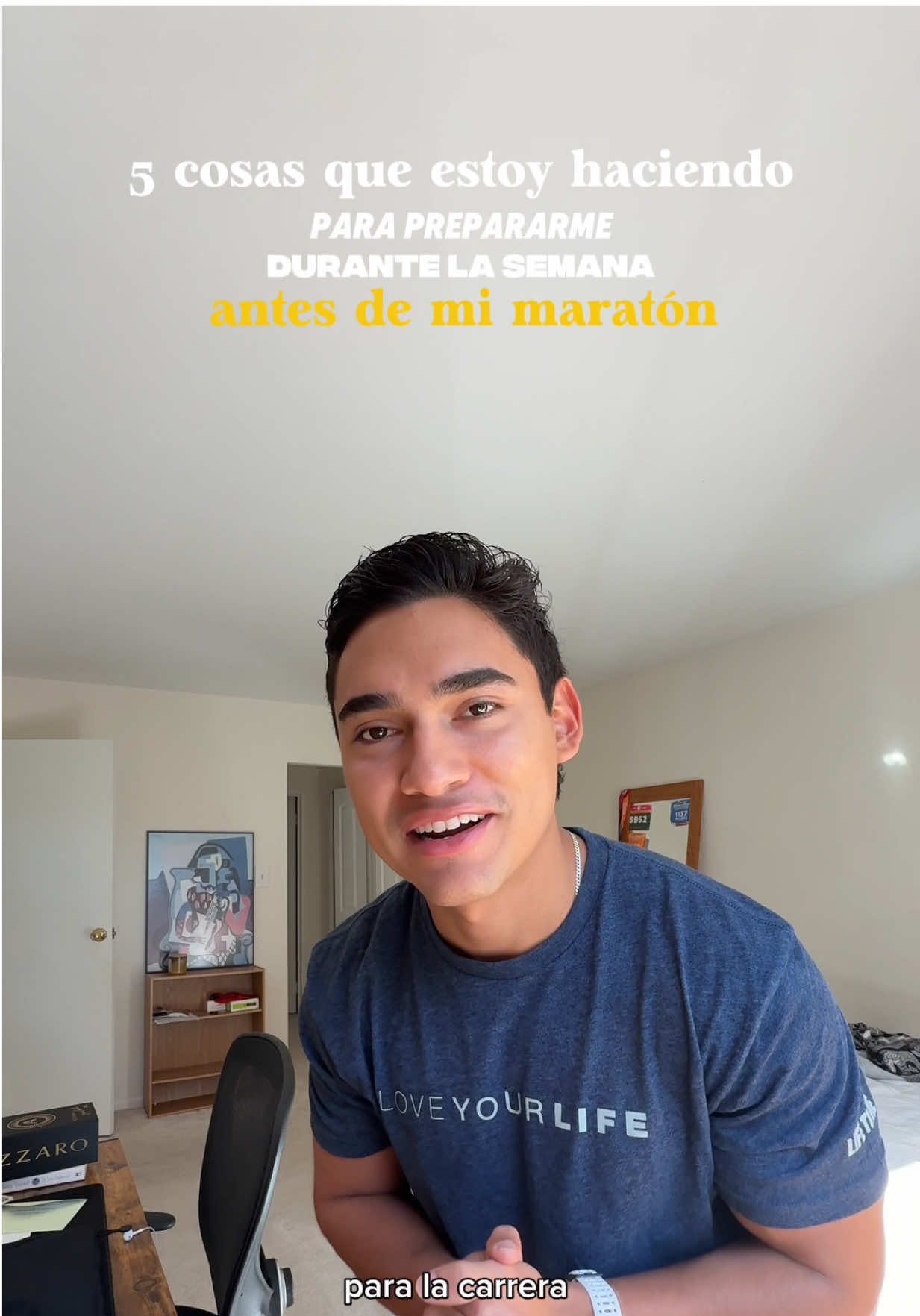 No puedo creer que @marinecorpsmarathon es este fin de semana La última semana antes de una carrera se ve un poco diferente: se trata de descansar, alimentarse bien y preparar la mente. Estas son las 5 cosas en las que me estoy enfocando: 🏃‍♂️ Reducir el kilometraje y mantener las corridas suaves. 😴 Priorizar el descanso y el sueño. 🍝 Comer limpio, subir los carbohidratos y cuidar mi recuperación. 🧠 Visualizar la carrera y confiar en todo el trabajo hecho 👟 Probar todo el equipo para no tener sorpresas el día del maratón. La semana de taper es bajar el ritmo… y me siento raro como que debería estar entrenando igual de fuerte pero esta vez si haré caso al proceso😅 #fyp #Running #maraton #taper #mcm    