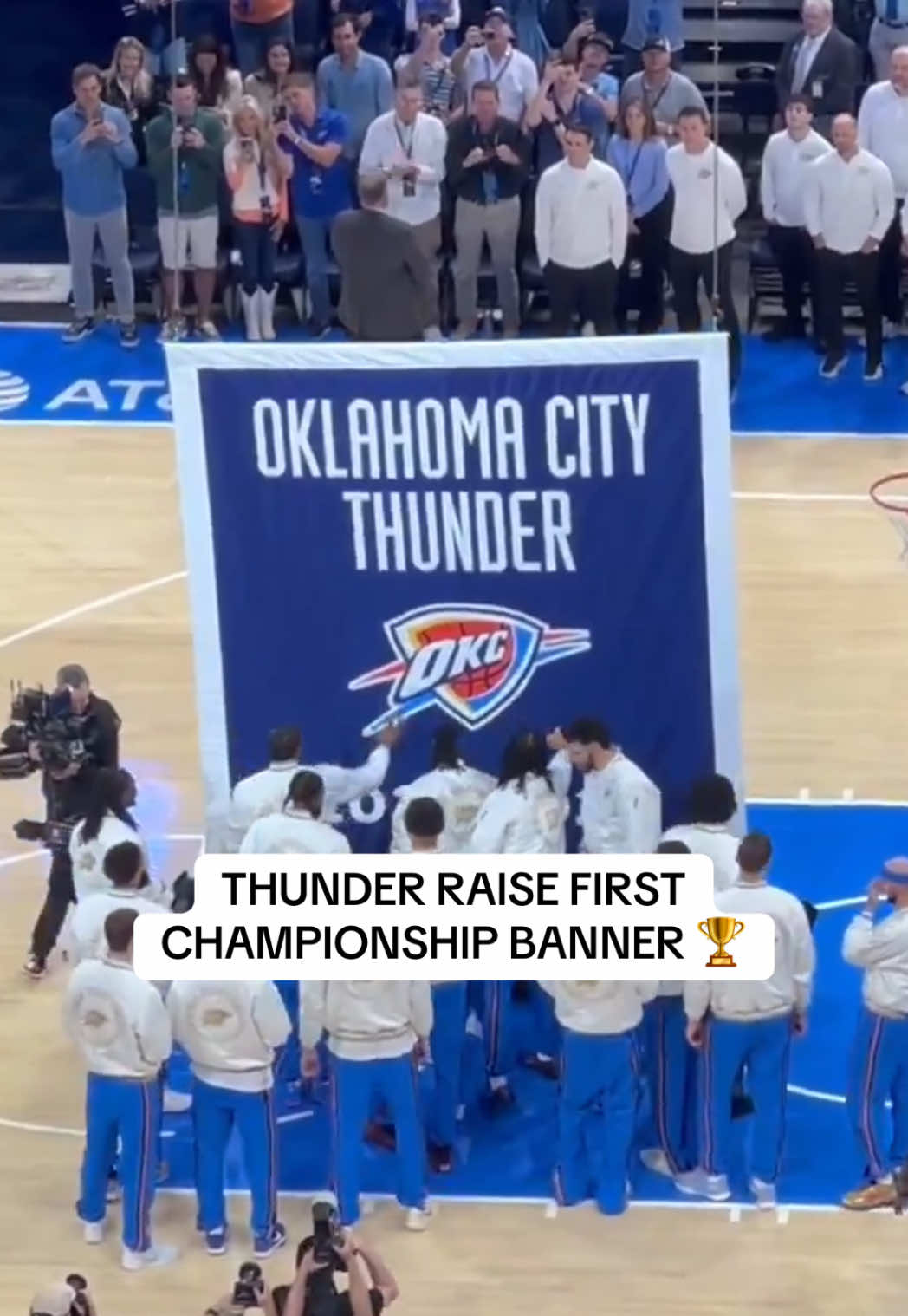 NBA CHAMPS 🔥 (JoshMCallaway/x) #basketball #thunder #okcthunder #NBA #nbabasketball 