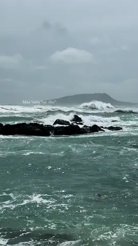 Sóng cỡ vầy k đoá, mấy bà đừng có hỏi đi Lý Sơn mùa này nha #đảolýsơn #tourdaolyson 