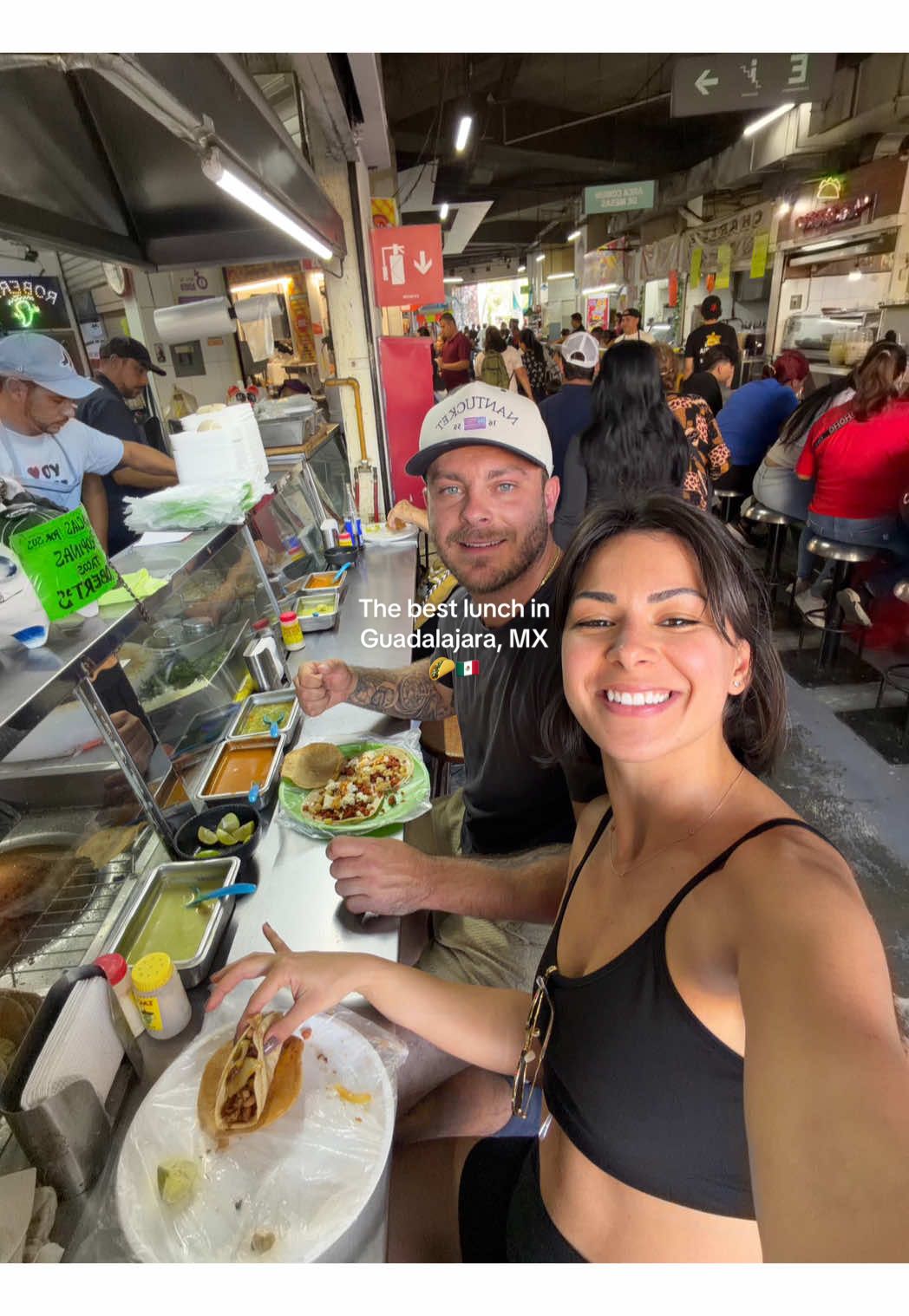 Lunch at Mercado Corona is the best food we’ve had this entire trip. 🌮🇲🇽 Local, simple and so full of flavor! Our favorites: • Tacos Robert’s • La Enchilada • Tacos San Jose • mariscos el Barbón #guadalajara #guadalajarafood #guadalajaratravel #mexicanfood #travelmexico     