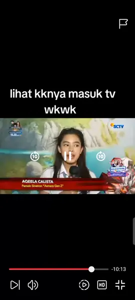 ad masuk tv nih kknya wkwk Kren semuanya #sctvsinetron #hv #sinetron #asmaragenz #ageelacalista @HV @Aqeela Aza Calista 