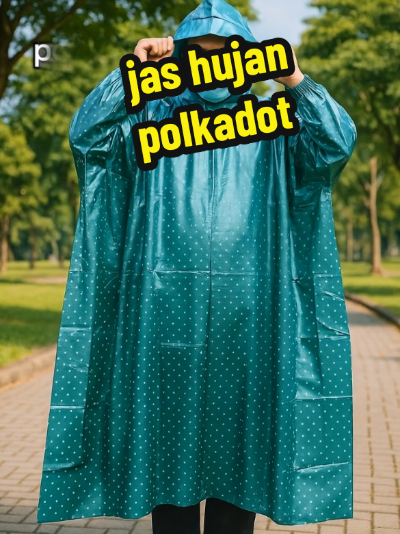 💧 Tetap kering & nyaman di tengah hujan deras! Jas hujan ponco polkadot pria & wanita jumbo — bahan tebal, lebar, dan anti rembes 💪 👉 buruan klik keranjang kuning sekarang sebelum kehujanan! #jashujanponco #jashujanjumbo #jashujanmurah #jashujanpriawanita #fypviraltiktok🖤シ゚☆♡ 