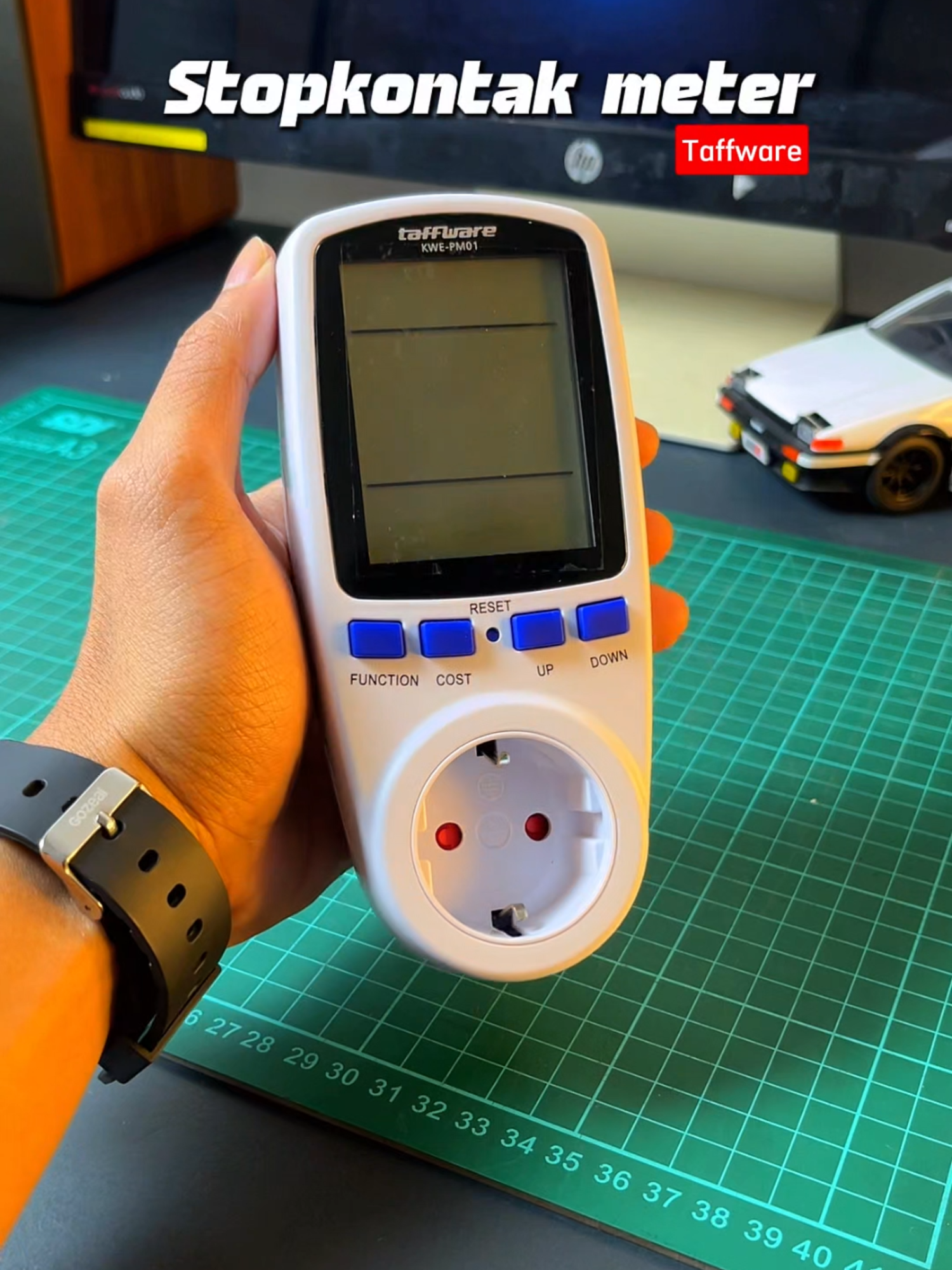 Stopkontak kWh Meter ini bikin tagihan listrik kalian gak mahal!🤩✨ #Taffware #StopkontakMeter #Stopkontak