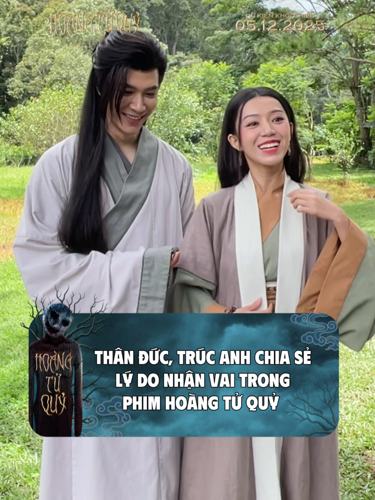 Anh Tú Atus @atusmainvà Hoàng Linh Chi @lchi.ddc chia sẻ lý do nhận vai trong phim Hoàng Tử Quỷ 🤩 #HoangTuQuy #CJHKEntertainment #ProductionQ #tiktokgiaitri #newrelease #atus #hoanglinhchi