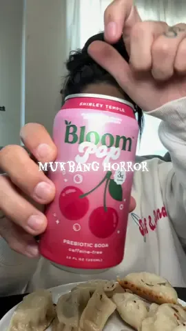 Watching this back, i hate myself 😭🤣 and i hate mosquitoes 🦟 🥴 But i love the original bring it on movie. & potstickers. 🥟 And mukbangs. And i could watch people do this all day 🤣 so enjoy.  @Bloom Nutrition and this shirley temple SLAPS 🤭🍒🥤 #food #mukbang #mukbangfoodasmr #mukbangvideo #mukbangasmr 