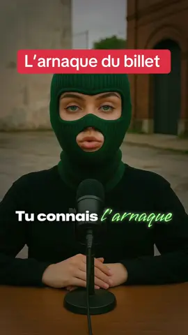 Attention à vous l’équipe.. #arnaque #billet #precautions 