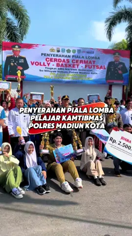 Penyerahannya piala lomba pelajar kamtibmas polres madiun kota #piala #lomba pelajar #kamtibmas #polresmadiunkota @wiwin @SMAGANASA 