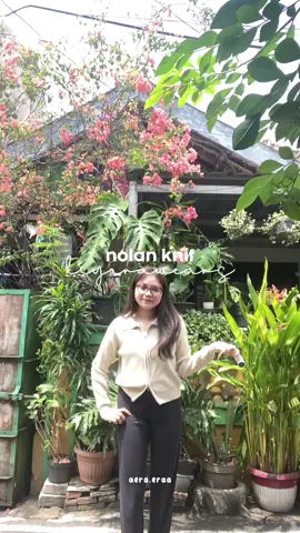 walaupun panastapi knitnya gabikin gerah😭❣️ #knitwear #knitdoublezipper #jacketdoublezipper #nolanknit #kiyorawears 