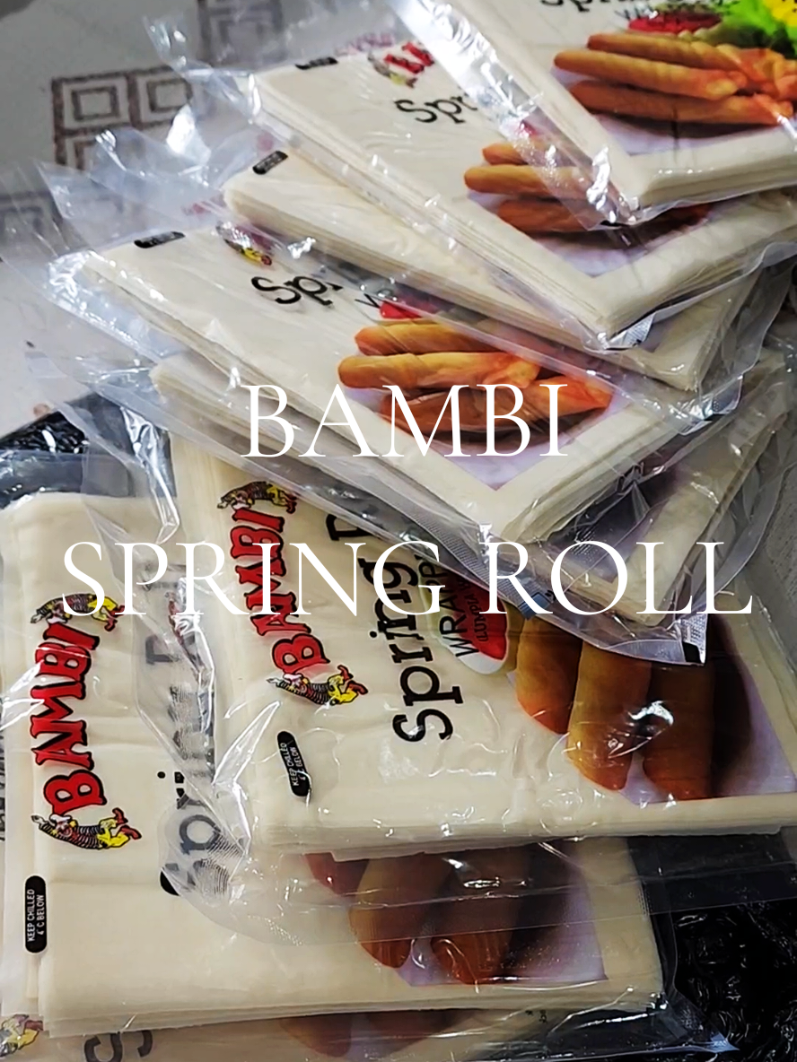 BAMBI SPRING ROLL WRAPPESRS  #bambispringrollwrappers#springroll#springrolls#lumpia 