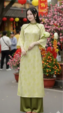 Áo dài xinh #xuhướng #xuhuongtiktok #thoitrangnu #aodai #donamdep 