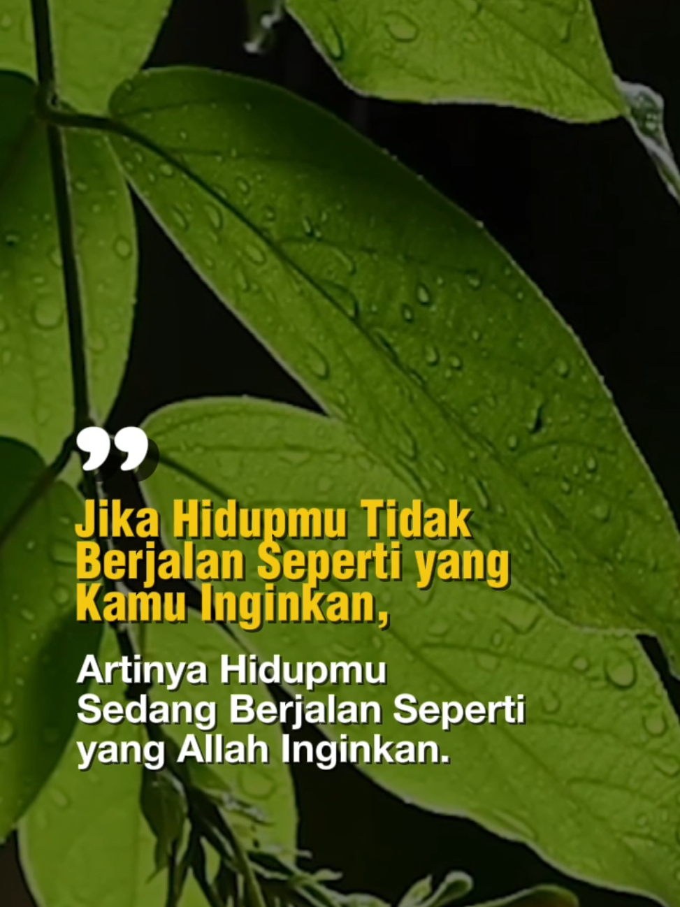 Jika hidupmu berjalan tak sesuai keinginan... #doa #quotes #fyp #allah 
