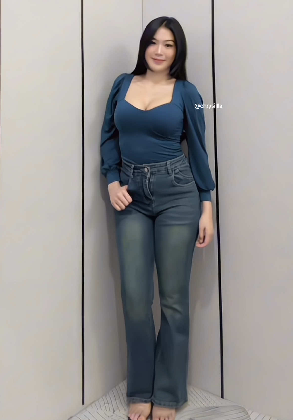 jujur sukaa bgttttt sama top ini😭💓, aslinya cakepp bgttt🥹 #outfitcheck #fashiontiktok #atasanwanita #atasancantik 