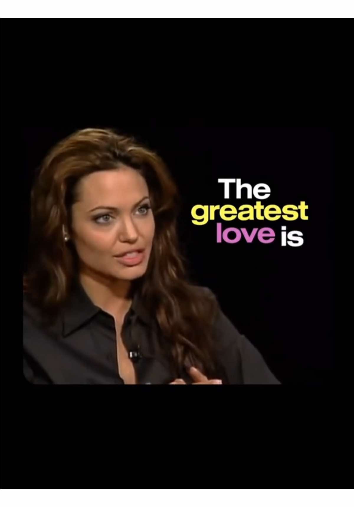 The Greatest Love #relationshipgoals #lovequotes #lovers #angelinajolie #couplegoals 