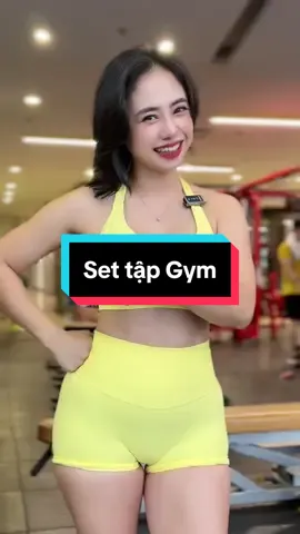 Gọn gàng – thời trang – tự tin vào form 🔥 #vothao #dotapgymnu #aotapgym #quantapgym #settapgym