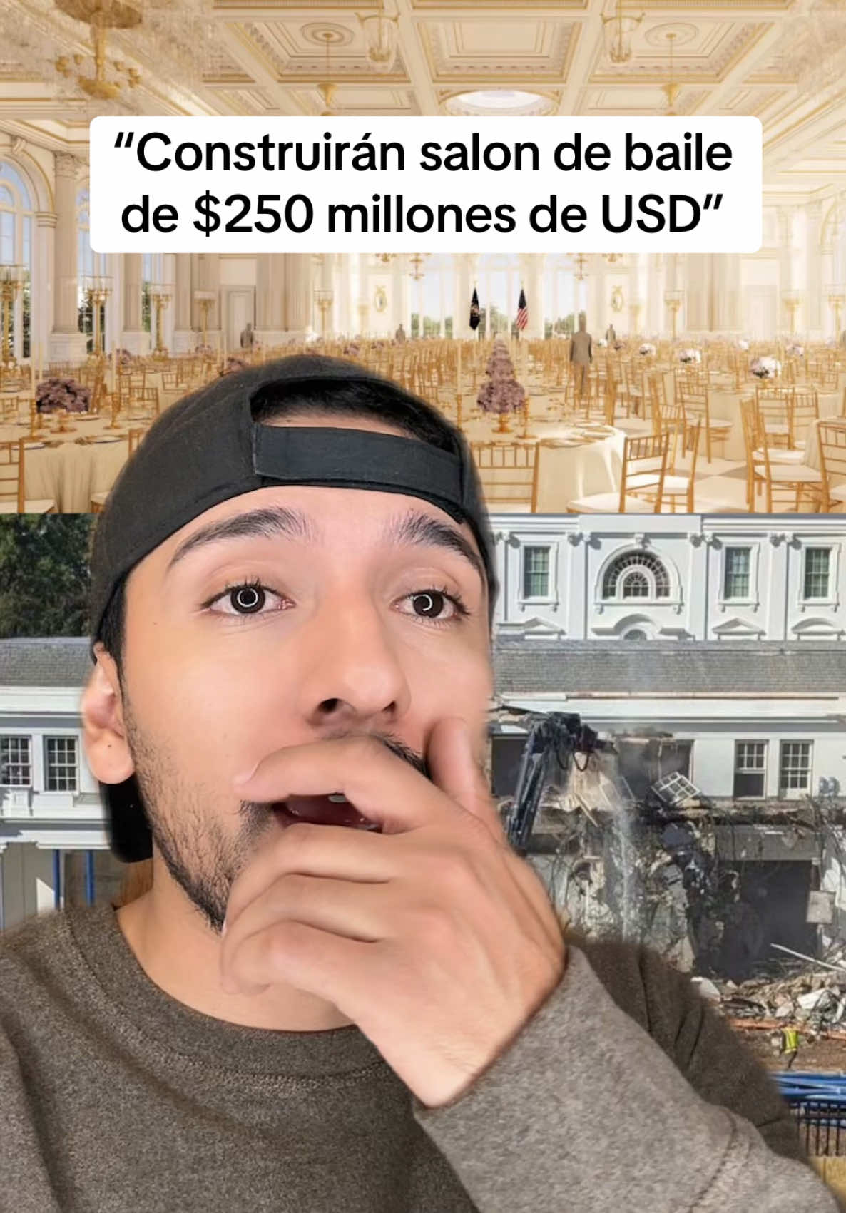 Construirán salón de baile de 250 millones de USD #fy #osmarus #fyp 