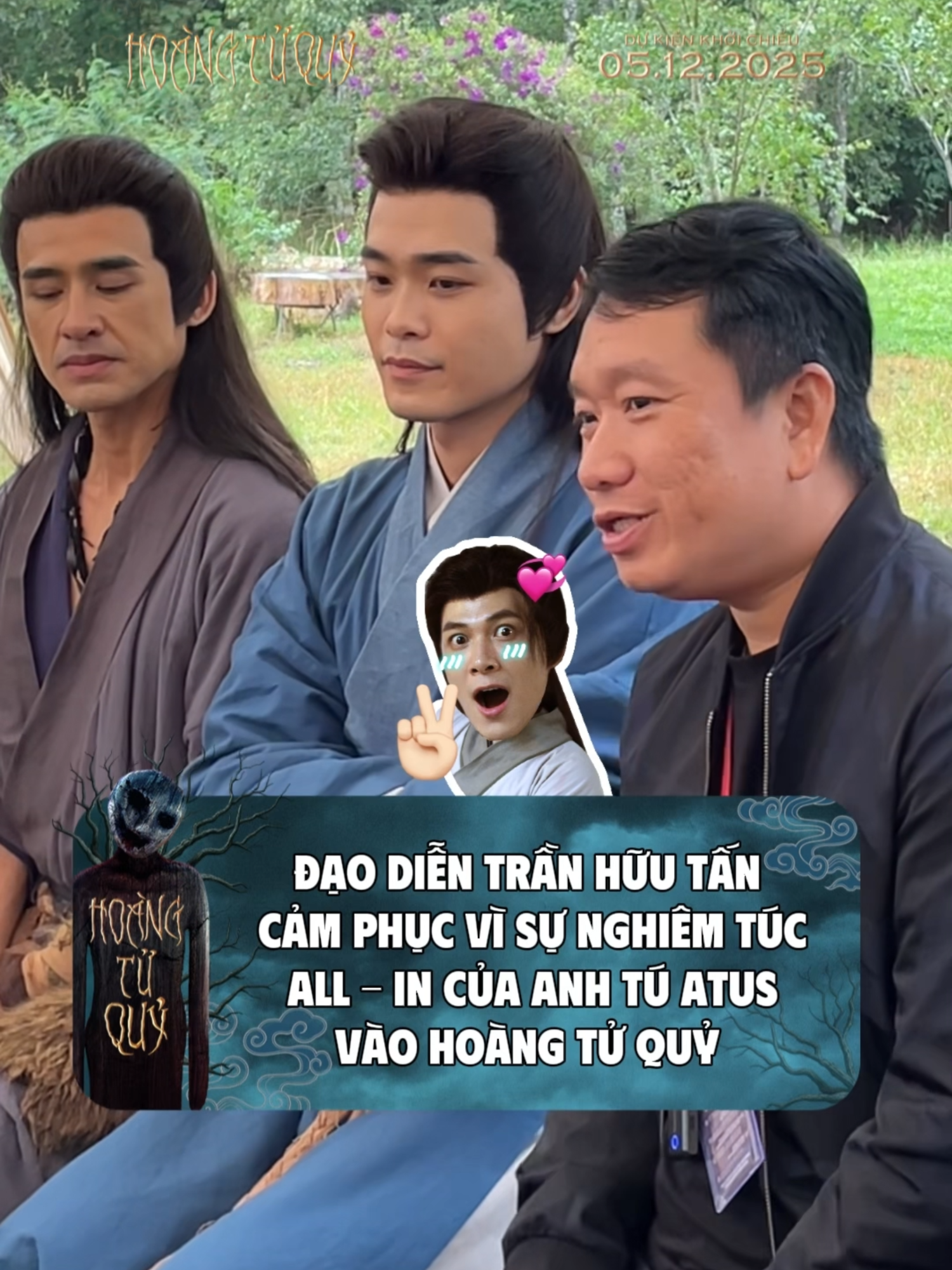 Mọi người cùng đón chờ màn thể hiện All In của Anh Tú Atus @atusmain trong vai Hoàng Tử Quỷ nha ❤️  #HoangTuQuy #CJHKEntertainment #ProductionQ #tiktokgiaitri #newrelease #atus