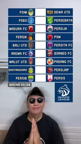 #liga1 #superleague 🇮🇩 Round 10/34 