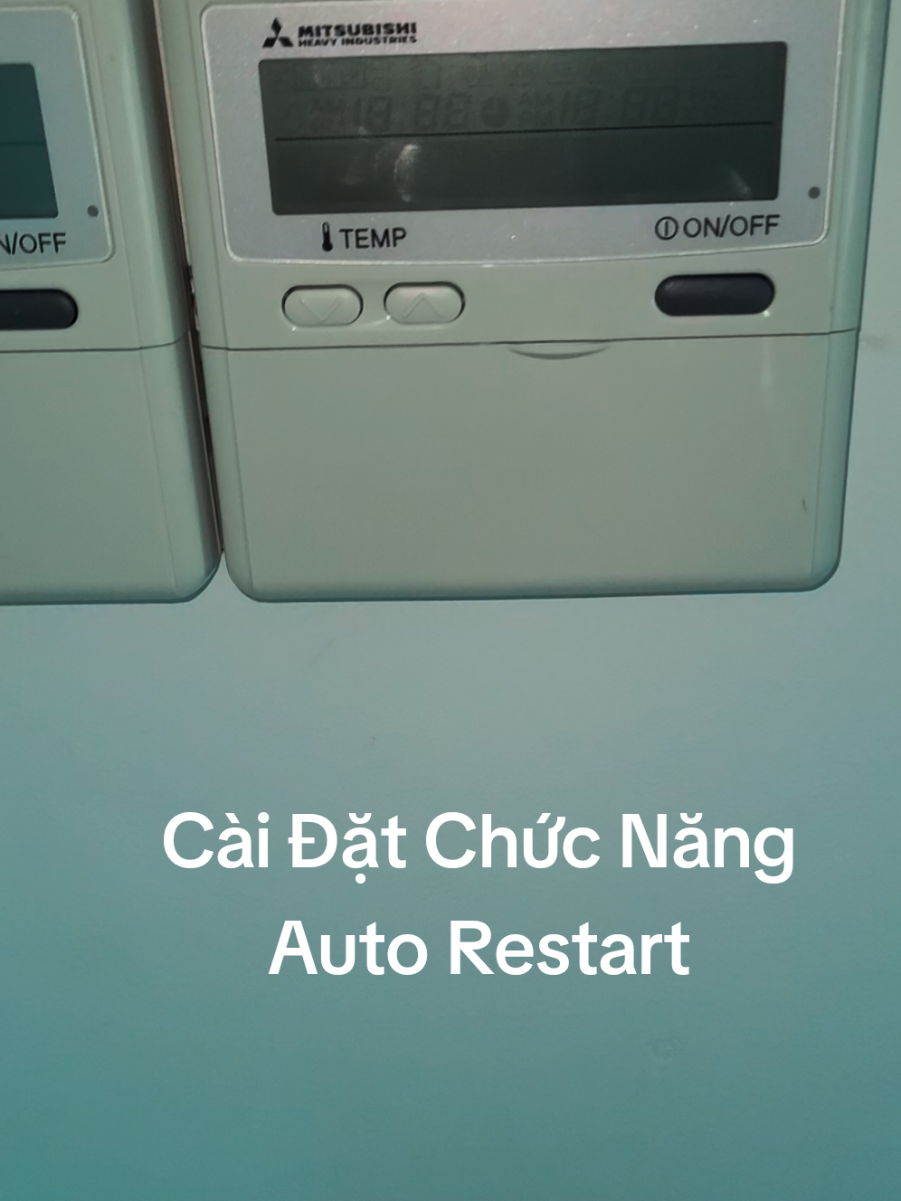 Chức năng Auto Restart điều hòa trung tâm Mitsubishi Heavy #dieuhoatrungtam #hvac #vrf #mitsubishiheavyduty 