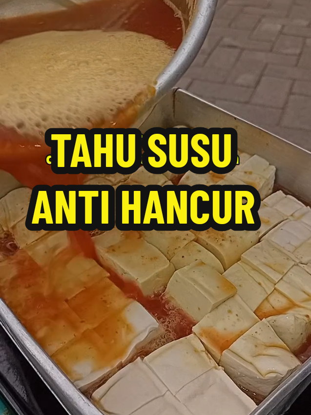Cara bikin tahu susu anti hancur #tahususu #tasu #tahugoreng 