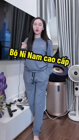 Bộ nỉ mặc nhà chất cotton mặc là mê #bodoni  #dobonamcaocap  #dobonam  #chiemreview 
