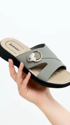 Zeintin - Sandal Wanita Sandal Wedges Terbaru Bahan Kulit Sintetis - HP Sendal Cewek #sandalwanita #sandalslopwanita #sandalwedgeswanita 